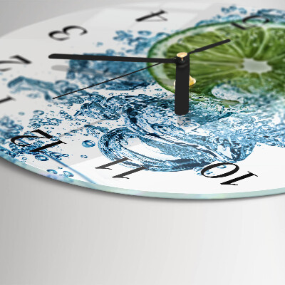 Round wall clock Calcium carbonate