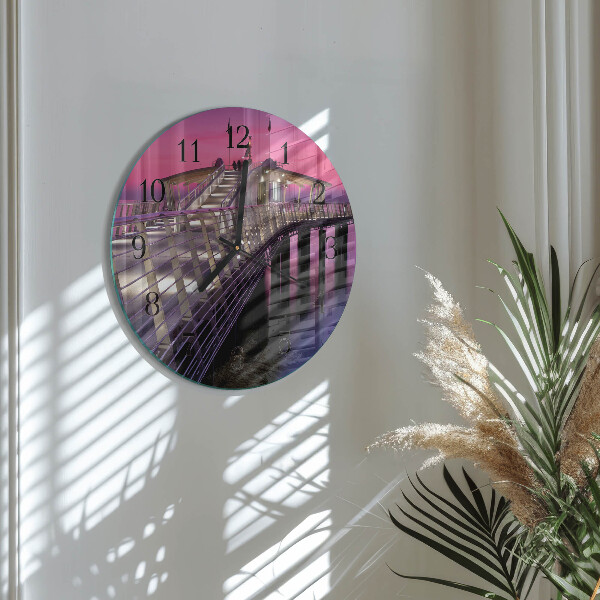 Round wall clock Pier