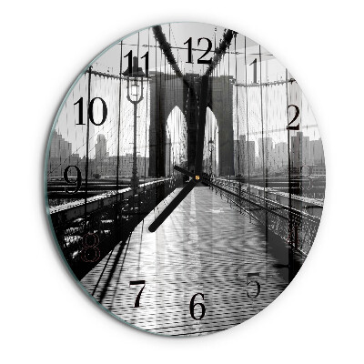 Round wall clock Bridge