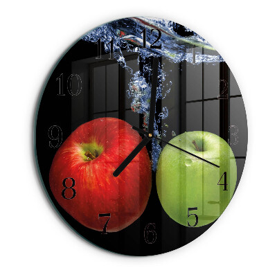 Round wall clock Apples