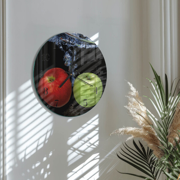 Round wall clock Apples