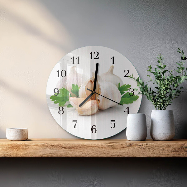 Round wall clock Garlic