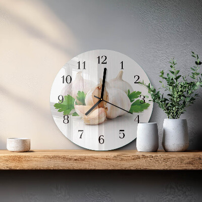 Round wall clock Garlic