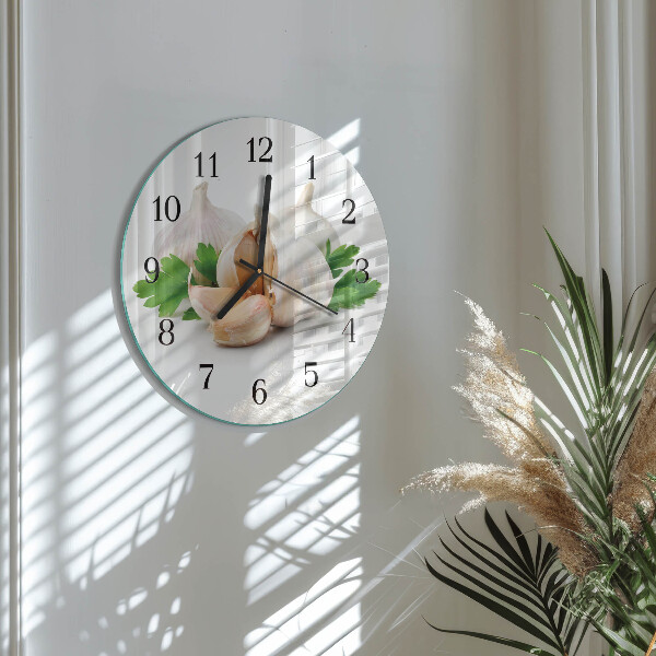 Round wall clock Garlic