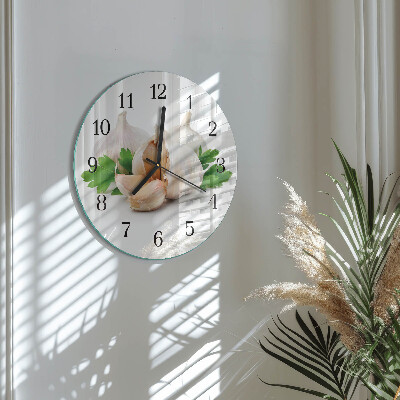 Round wall clock Garlic