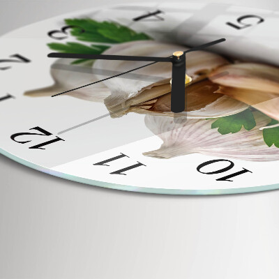 Round wall clock Garlic