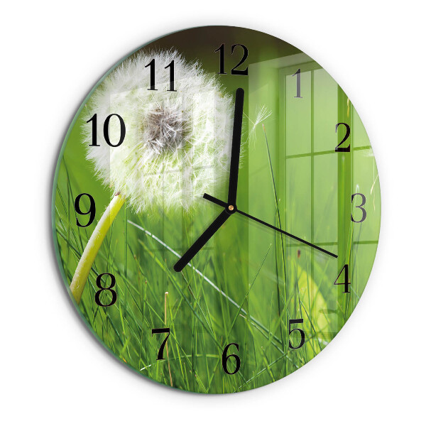 Round wall clock Dandelion