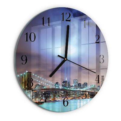 Round wall clock Night of the Horizon
