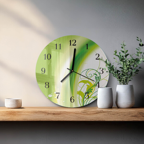 Round wall clock Model Plant