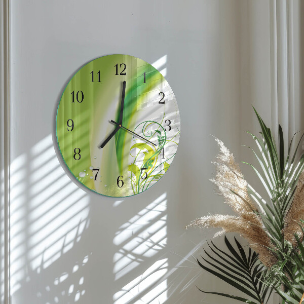 Round wall clock Model Plant
