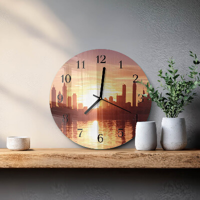 Round wall clock Horizon