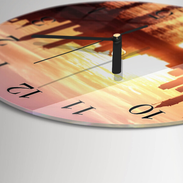 Round wall clock Horizon