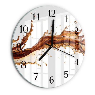 Round wall clock Water