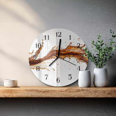 Round wall clock Water