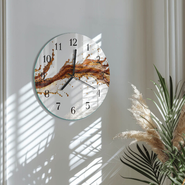 Round wall clock Water