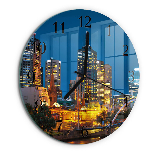 Round wall clock City