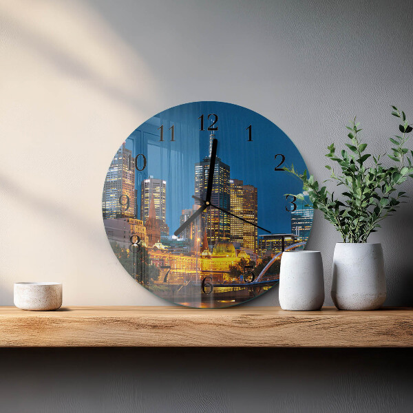 Round wall clock City