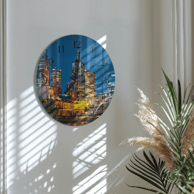 Round wall clock City