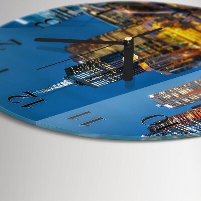 Round wall clock City