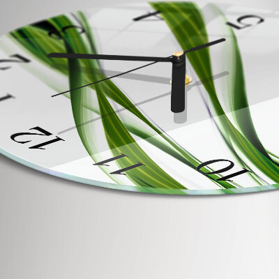 Round wall clock Abstract Lines