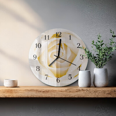 Round wall clock Rose