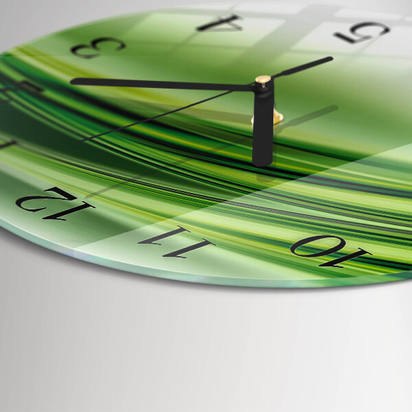 Round wall clock Abstract Art