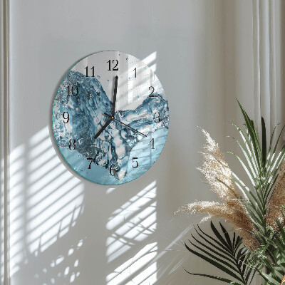 Round wall clock Water