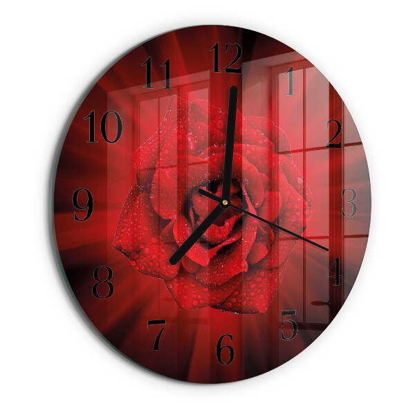 Round wall clock Rose