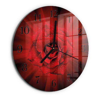 Round wall clock Rose