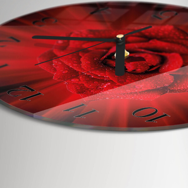 Round wall clock Rose