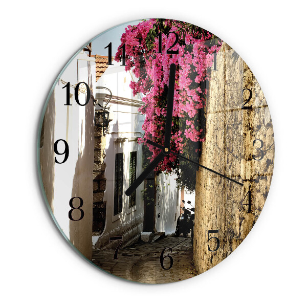 Round wall clock Flower Alley