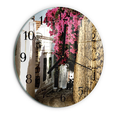 Round wall clock Flower Alley