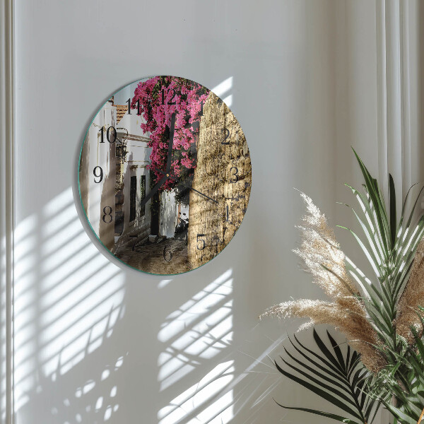 Round wall clock Flower Alley