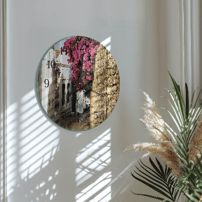 Round wall clock Flower Alley