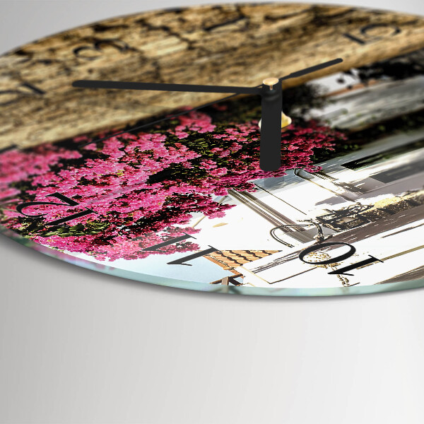 Round wall clock Flower Alley