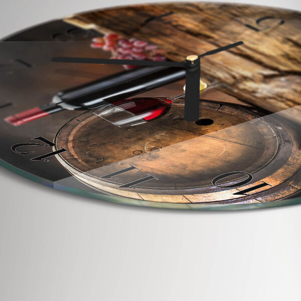 Round wall clock Grapes for Wine