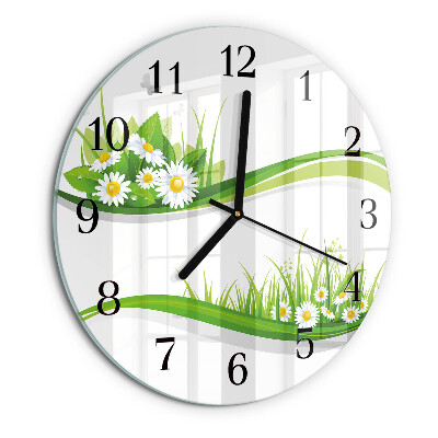 Round wall clock Daisy