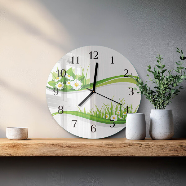 Round wall clock Daisy