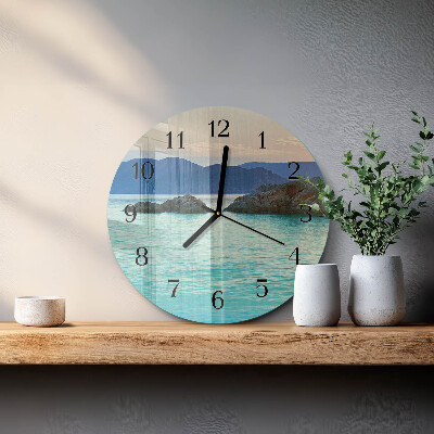 Round wall clock Sea Island