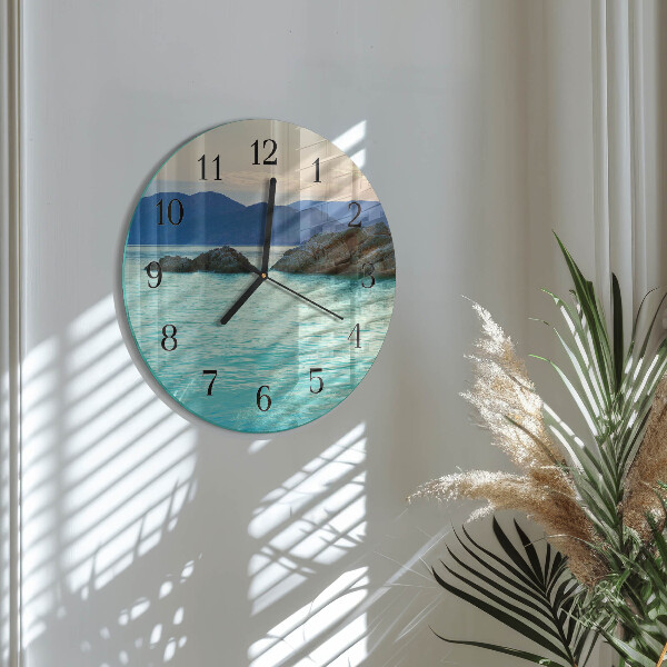 Round wall clock Sea Island