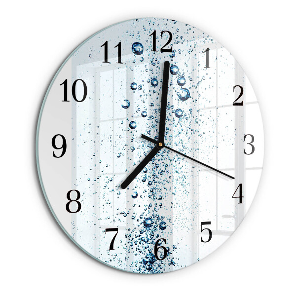 Round wall clock Water