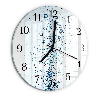 Round wall clock Water
