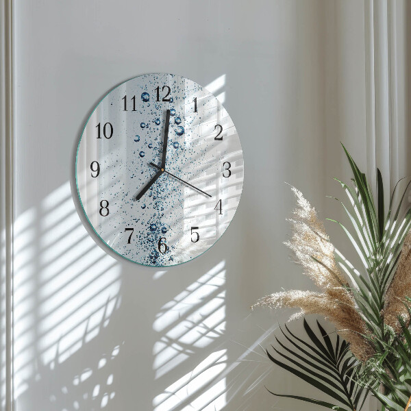 Round wall clock Water