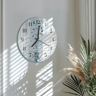 Round wall clock Water