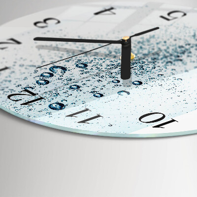 Round wall clock Water