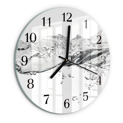 Round wall clock Water
