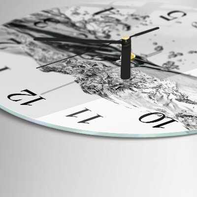 Round wall clock Water