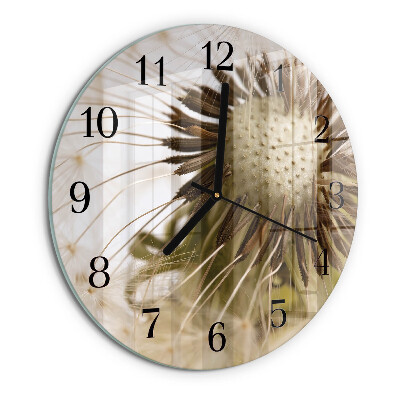 Round wall clock Dandelion