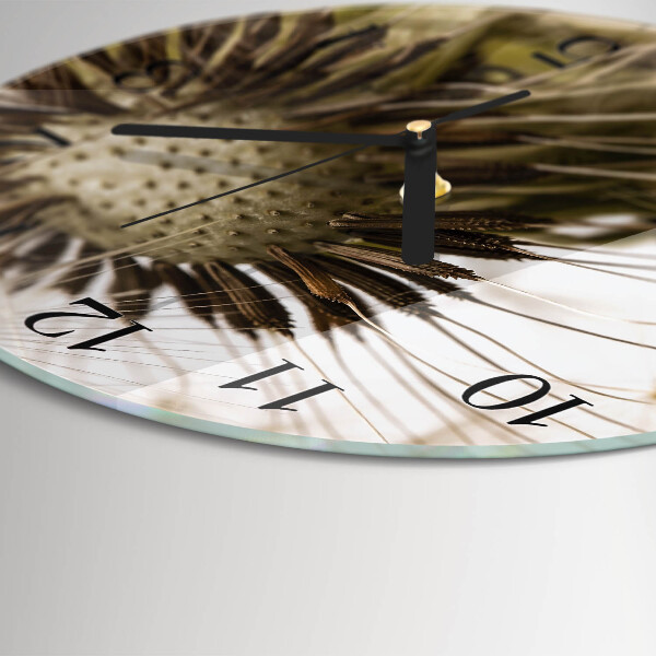 Round wall clock Dandelion