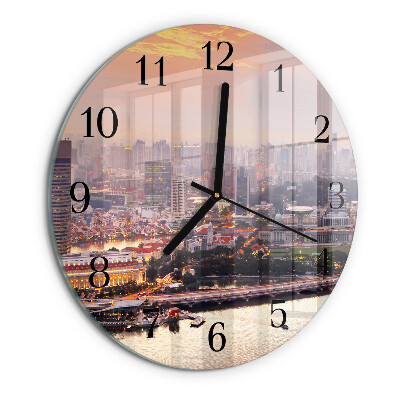Round wall clock City